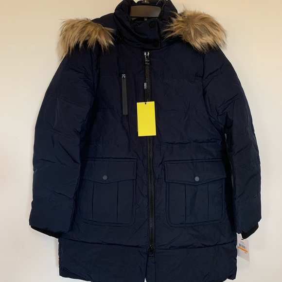 Andrew Marc Astoria Faux Fur Trim Anorak - Picture 4 of 6